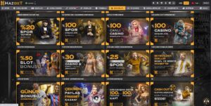 hazbet yatırım bonusları